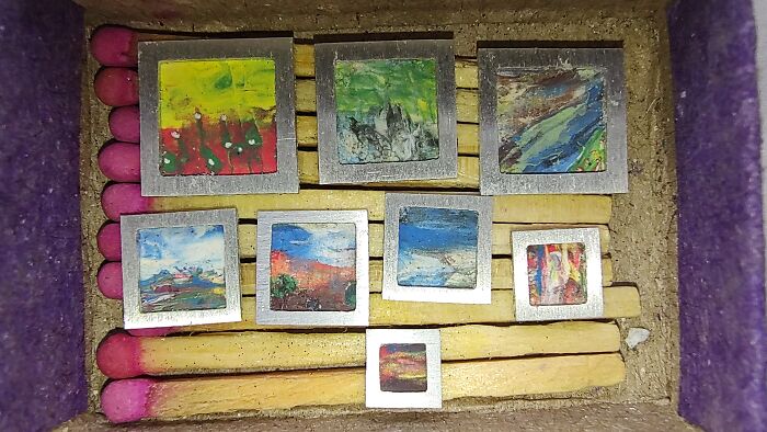 Creating Miniature Paintings Makes Me Happy