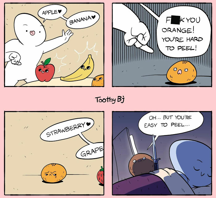 If You Have A Dark Sense Of Humor, You Will Probably Enjoy These Comics With Twisted Endings By Toothybj ( New Pics)