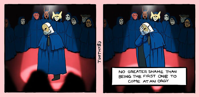 If You Have A Dark Sense Of Humor, You Will Probably Enjoy These Comics With Twisted Endings By Toothybj ( New Pics)