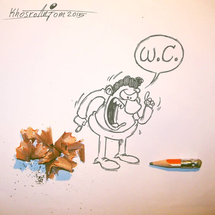 Iranian Artist Mixes Pencils And Pens With Drawings And The Result Is Incredible