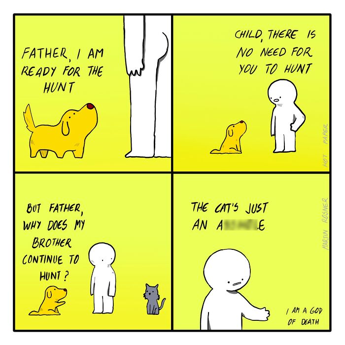 Martin Rosner's New Dark And Absurd Comics Are Sure To Make You Laugh Out Loud