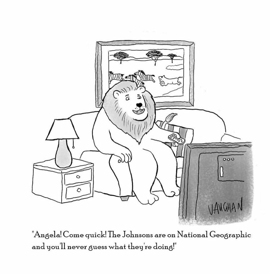 Meet Cartoonist Vaughan Tomlinson's Hilarious Single-Panel Comics