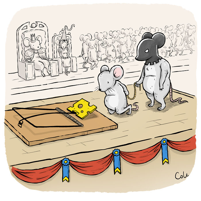 I've Been Making Single Panel Cartoons For Over A Decade. Here Are 40 Of The Best!