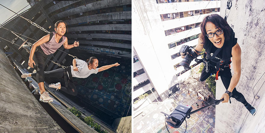 Photographer Shows Behind The Scenes Of His Works