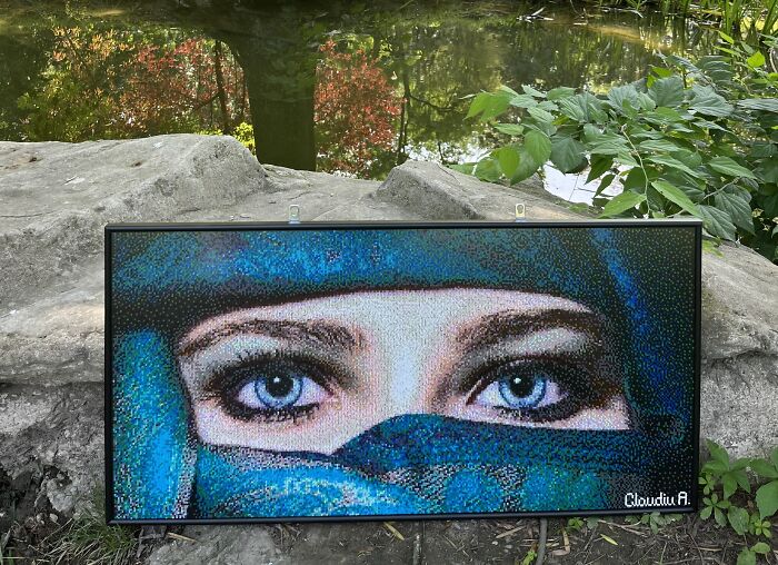 I Created A Photorealistic Fuse Bead Project Out Of 58,482 Beads I Created A Photorealistic Fuse Bead Project Out Of 58,482 Beads