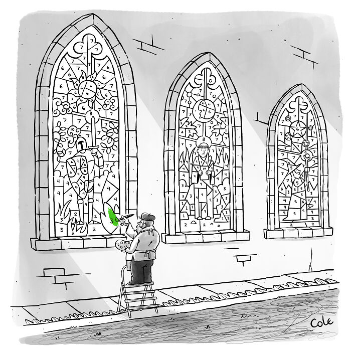 40 Hilarious Cartoons I Created Convey The Message With Little To No Words