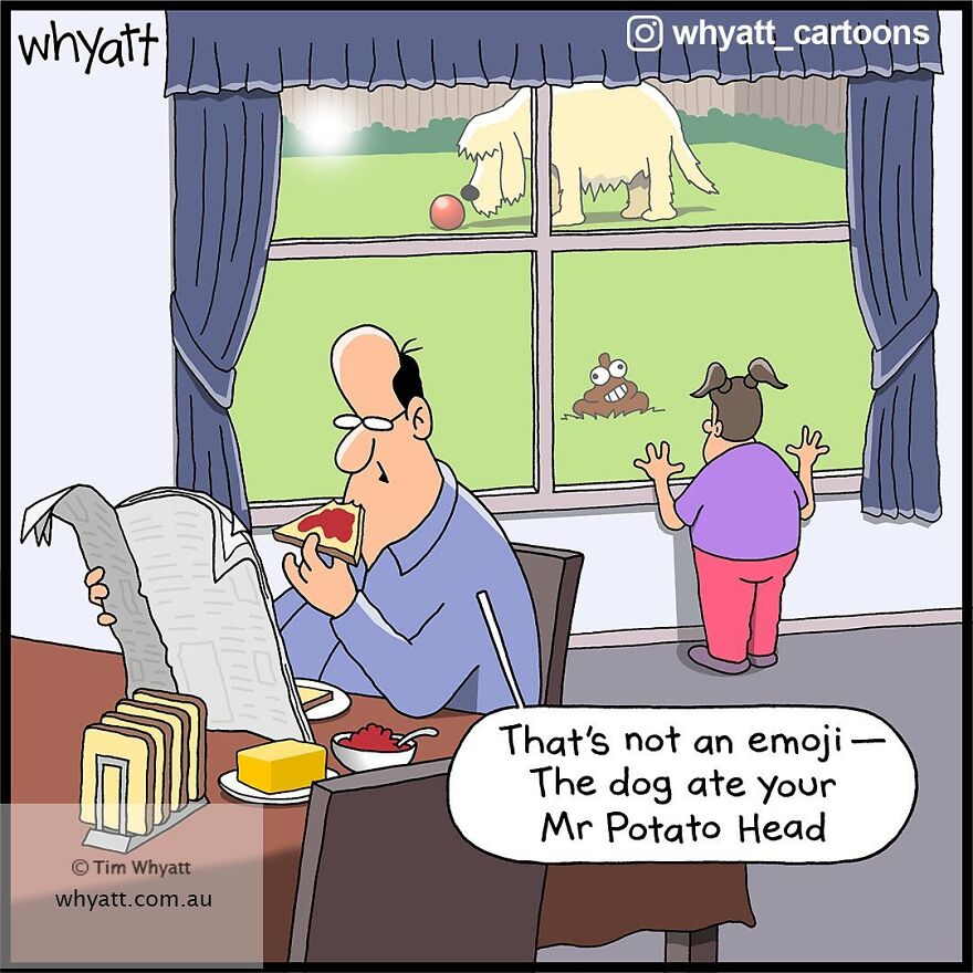 These Weird One-Panel Whyatt Comics Will Have You Laughing Out Loud (Interview)