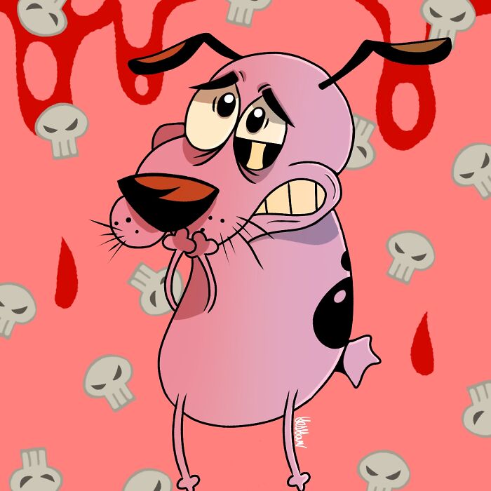 Courage From, "Courage The Cowardly Dog"