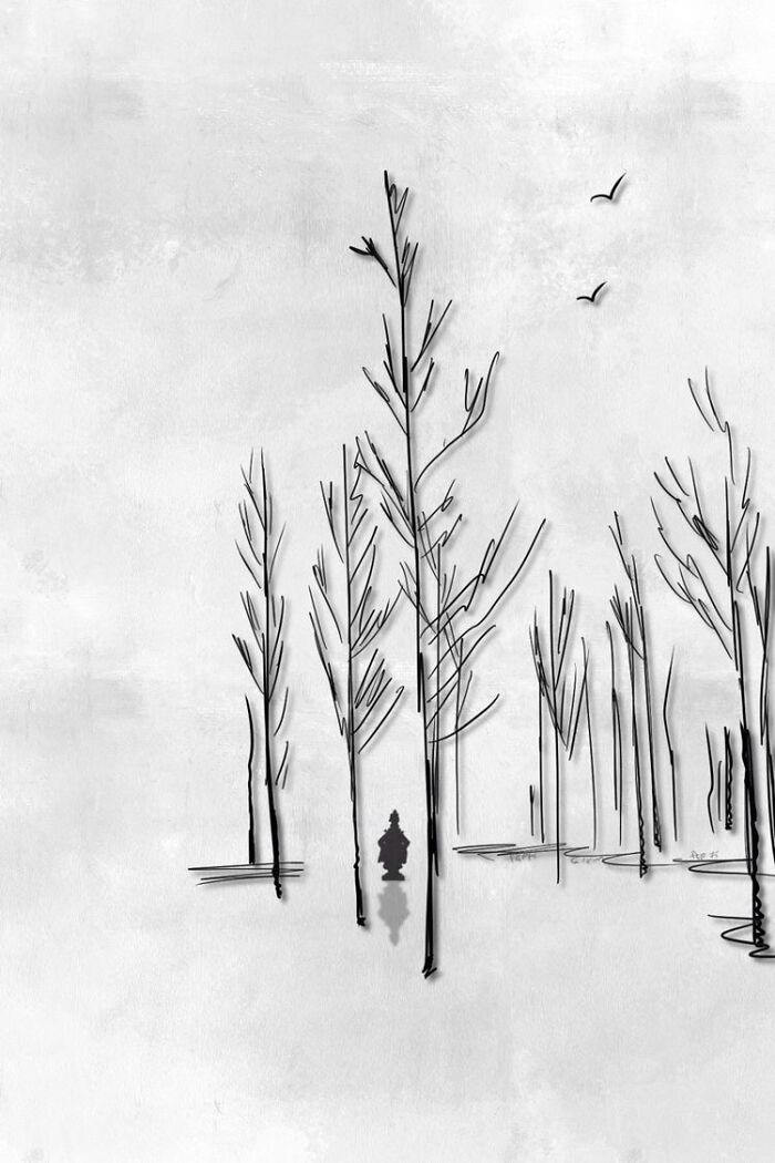 God Vitthal Of Pandharpur In Nature: 9 Drawings By Dipti D