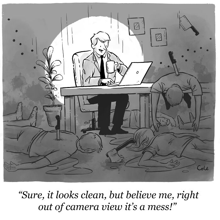 I've Been Making Single Panel Cartoons For Over A Decade. Here Are 40 Of The Best!