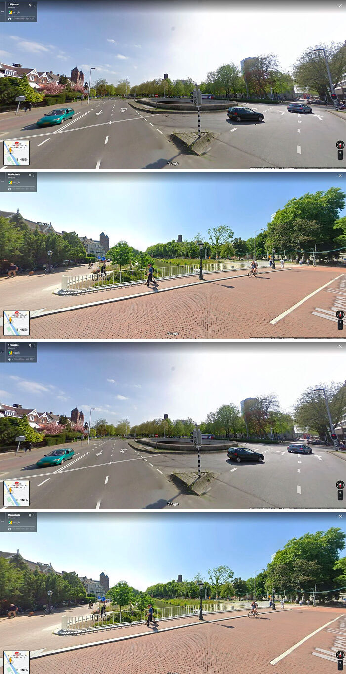 Utrecht, The Netherlands: 50 Years Ago, This Canal Was Filled And Converted Into A Highway. Now It Has Finally Been Transformed Back, With Space For Cyclists And Nature As Well