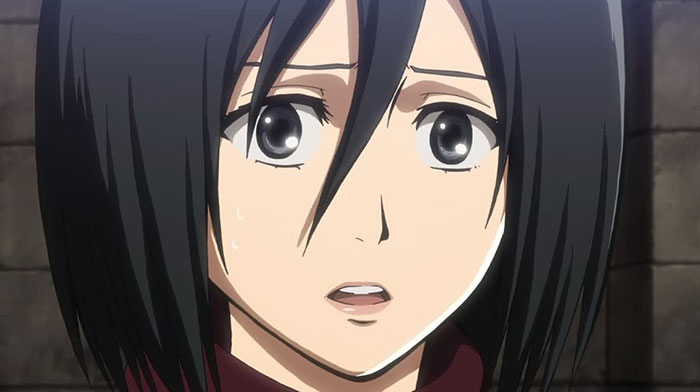Mikasa Ackerman watching