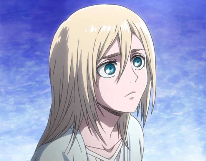 Historia Reiss wearing white shirt