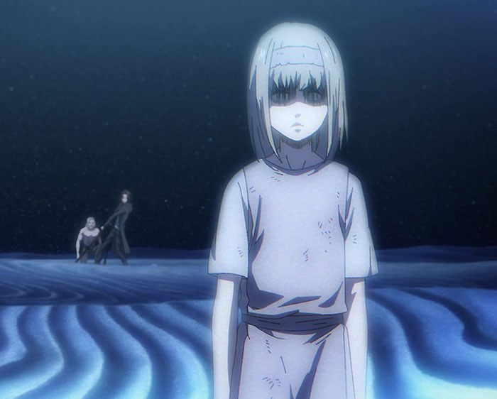 Ymir Fritz wearing pink outfit