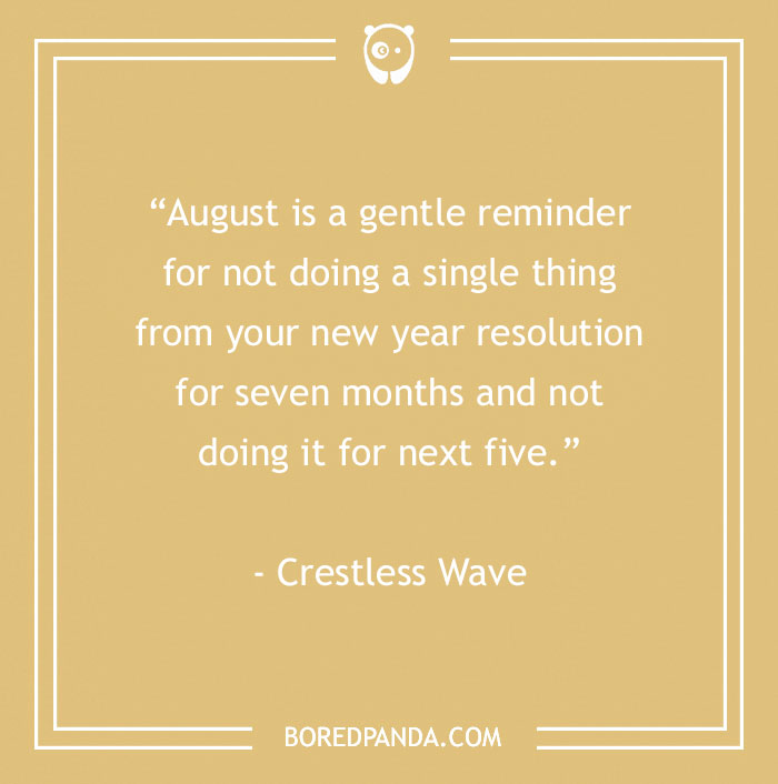 Crestless Wave About Thinking On New Year's Resolution 