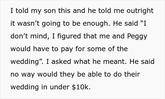 Dad Wants Son To Throw A Wedding For Under $10k Like He Did In The &lsquo;80s, Gets Brought Back To 2023