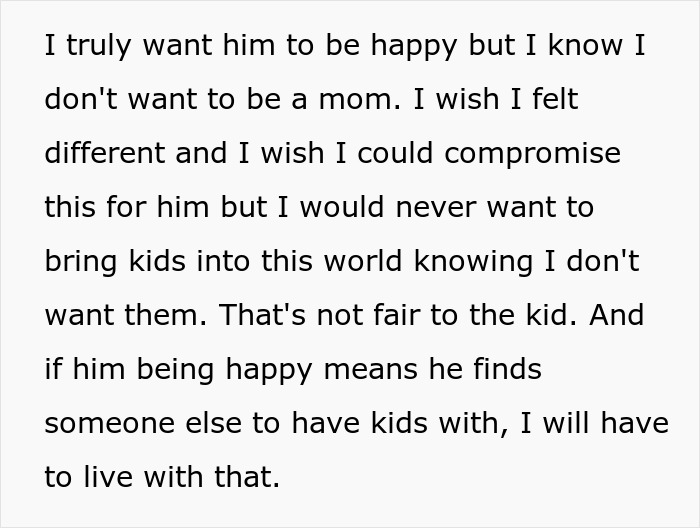Folks Are Loving This Tale Of A GF Who Thought She’d Have To End Things With BF As He Wanted Kids Folks Are Loving This Tale Of A GF Who Thought She’d Have To End Things With BF As He Wanted Kids