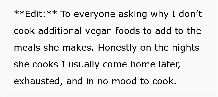 “AITA For Adding Meat To My Girlfriend’s Vegan Dishes?” “AITA For Adding Meat To My Girlfriend’s Vegan Dishes?”
