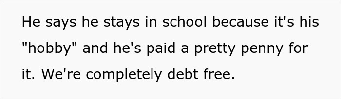 40 Y.O. Has Multiple Degrees After Being In University For 20 Years, His Wife Asks If It&rsquo;s A Red Flag