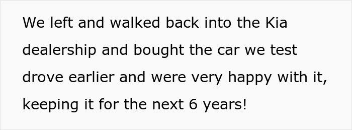 Salesperson Assumed A Customer Couldn&rsquo;t Afford A Car Which Came Back At Him In The Form Of A Pic