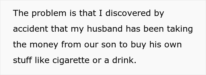 &ldquo;AITA For No Longer Handing My Son His Allowance After I Found Out My Husband&rsquo;s Been Taking It?&rdquo;
