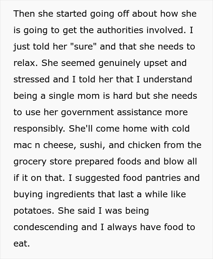 “I Put Veggies In My Food To Stop My Roommate’s Kid From Eating It. Mom Threatens Legal Action” “I Put Veggies In My Food To Stop My Roommate’s Kid From Eating It. Mom Threatens Legal Action”