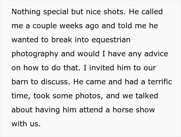 Photographer Thinks He&rsquo;s Entitled To $1000 And Free Specialized Training, Gets Reality Check