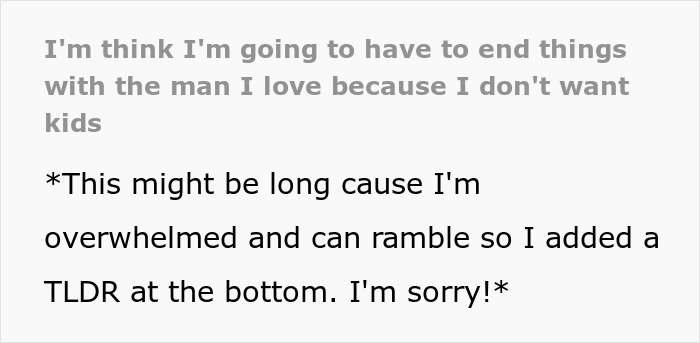 Folks Are Loving This Tale Of A GF Who Thought She’d Have To End Things With BF As He Wanted Kids Folks Are Loving This Tale Of A GF Who Thought She’d Have To End Things With BF As He Wanted Kids