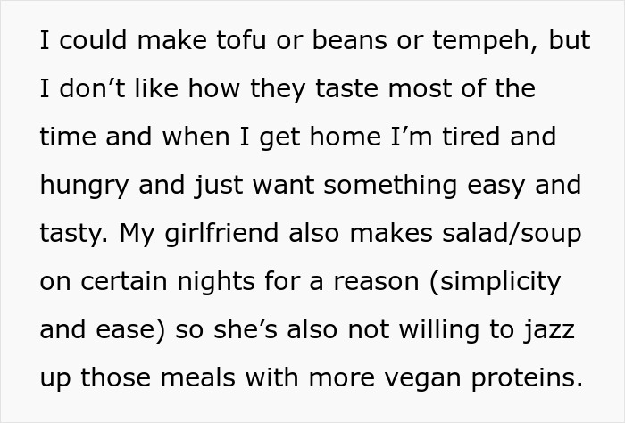 “AITA For Adding Meat To My Girlfriend’s Vegan Dishes?” “AITA For Adding Meat To My Girlfriend’s Vegan Dishes?”