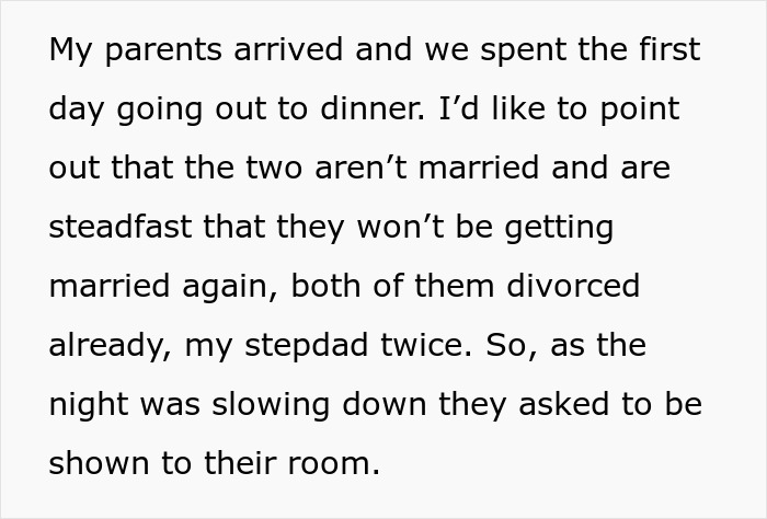 Woman Holds Her Parents To Their Own Standards After They Won’t Let Her Share A Bed With Fiancé Woman Holds Her Parents To Their Own Standards After They Won’t Let Her Share A Bed With Fiancé