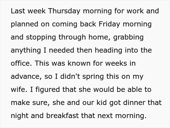 Guy Refuses To Ever Cook For His Wife After She Ate 3 Of His Meal Preps In A Single Night Guy Refuses To Ever Cook For His Wife After She Ate 3 Of His Meal Preps In A Single Night