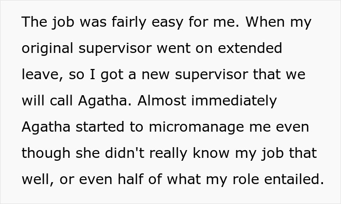 Employee Engages In Malicious Compliance To Show Their Superior That Micromanaging Is Not The Answer Employee Engages In Malicious Compliance To Show Their Superior That Micromanaging Is Not The Answer