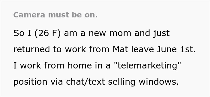 Boss Asks For Cameras To Be On And Full Engagement During Online Meets, One Worker &ldquo;Delivers&rdquo;