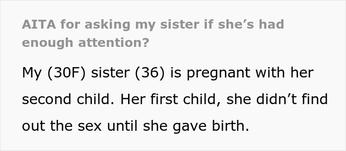 Sister Tries To Steal Woman&rsquo;s Baby Shower Thunder, Gets Politely Told To Shut It