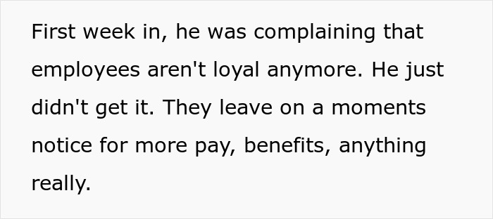 Boss Complains Of Disloyal Staff, Realizes The Reason When He Gets Laid Off Himself Boss Complains Of Disloyal Staff, Realizes The Reason When He Gets Laid Off Himself