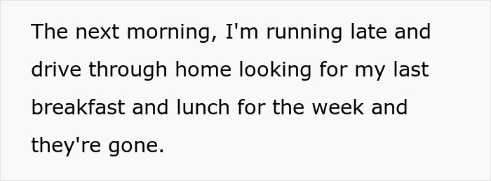 Guy Refuses To Ever Cook For His Wife After She Ate 3 Of His Meal Preps In A Single Night Guy Refuses To Ever Cook For His Wife After She Ate 3 Of His Meal Preps In A Single Night