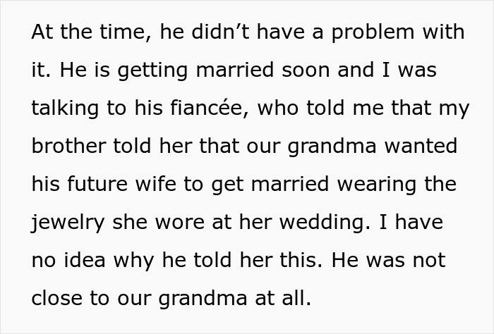 Woman Inherits Her Grandmother&rsquo;s Jewelry And Refuses To Let Her SIL Have It