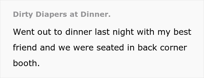 Restaurant Table Becomes Nappy Changing Station, Making Nearby Diners Nauseous Restaurant Table Becomes Nappy Changing Station, Making Nearby Diners Nauseous