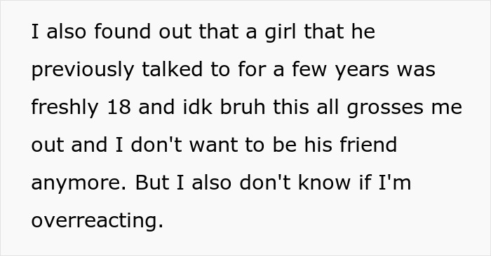 35 Y.O. Man Waits Until 17 Y.O. Turns 18 To Ask Her Out, Friend Questions If It&rsquo;s Normal