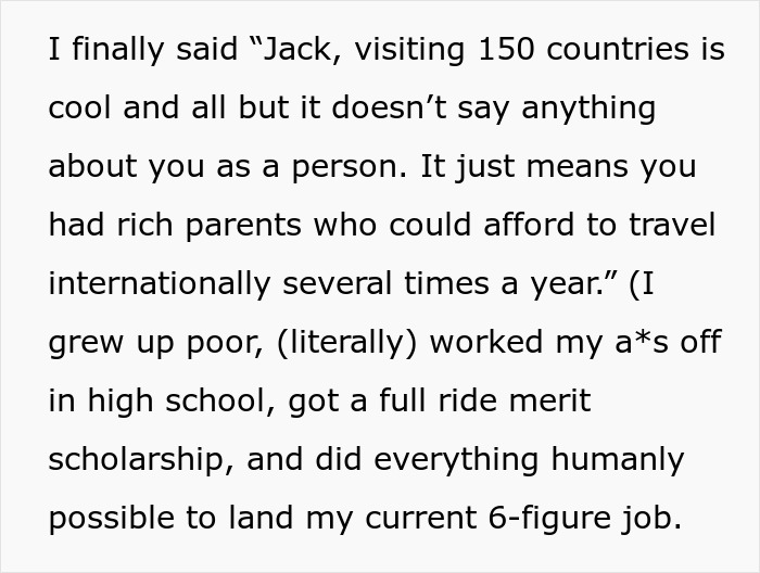 &ldquo;Am I A [Jerk] For Telling Someone That His &lsquo;Achievement&rsquo; Just Meant That He Had Rich Parents?&rdquo;