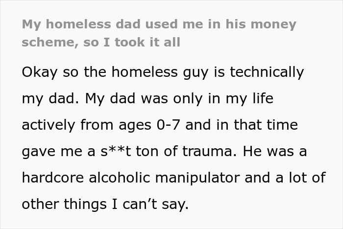 “I Took It All”: Dad Reappears In Child’s Life 13 Years Later, Gets Double-Crossed In Revenge “I Took It All”: Dad Reappears In Child’s Life 13 Years Later, Gets Double-Crossed In Revenge