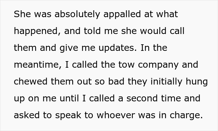 "The Employee Spit In His Face": GF Gets Revenge On Tow Company That Wrongfully Towed Her BF's Car