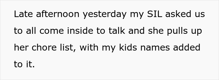 Woman Demands SIL&rsquo;s Kids Do Chores Around The House They Don&rsquo;t Even Live In, Drama Ensues