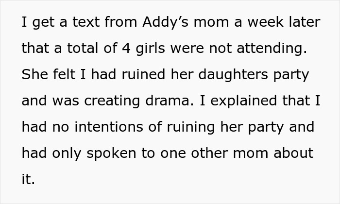Parent Reveals Why Their Daughter Was Excluded From B-Day Party, 4 Others Forbid Their Kids From Going Parent Reveals Why Their Daughter Was Excluded From B-Day Party, 4 Others Forbid Their Kids From Going