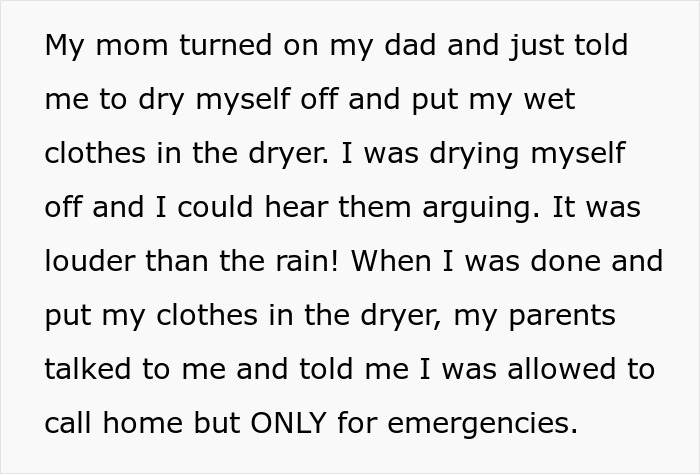11 Y.O. Walks Home In A Hurricane After Dad Tells Him Off For Calling Sitter To Pick Him Up