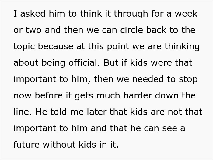 Folks Are Loving This Tale Of A GF Who Thought She’d Have To End Things With BF As He Wanted Kids Folks Are Loving This Tale Of A GF Who Thought She’d Have To End Things With BF As He Wanted Kids