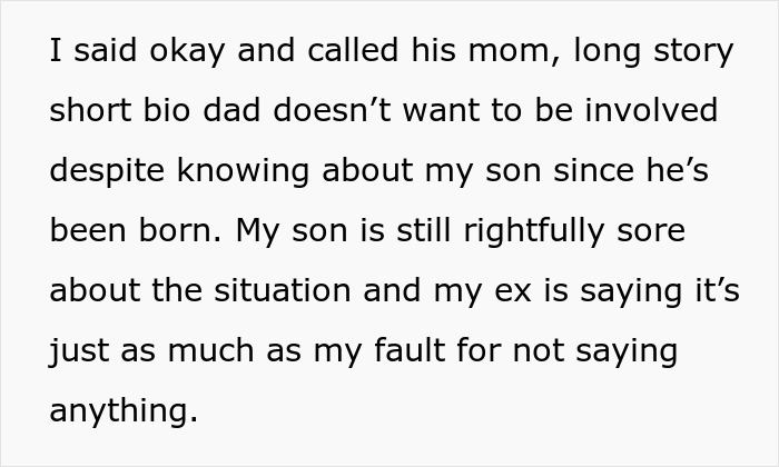 Guy Raises His Son Even Though He Knows He's Not His, Ex Is Livid He Found Out Somehow