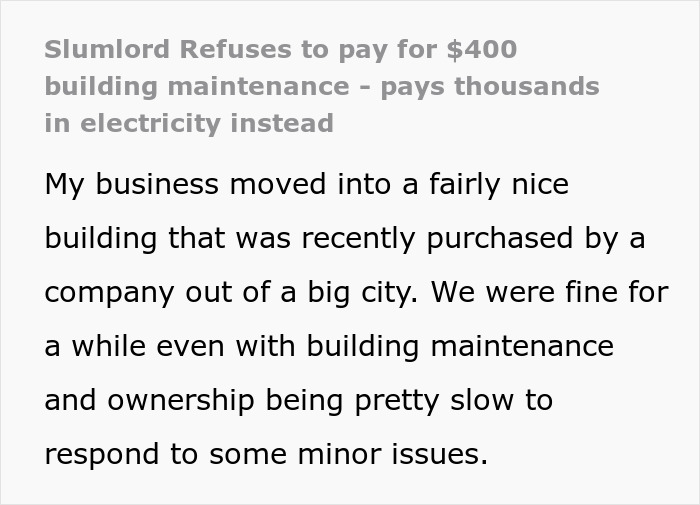 Landlord Denies $400 Refund For Repairs, IT Guy Amps Up His Machinery So It Costs Him $500/Month