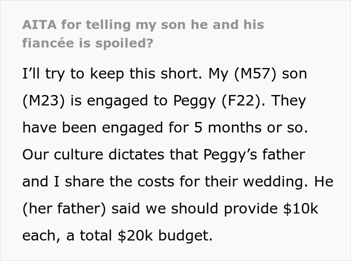 Dad Wants Son To Throw A Wedding For Under $10k Like He Did In The &lsquo;80s, Gets Brought Back To 2023