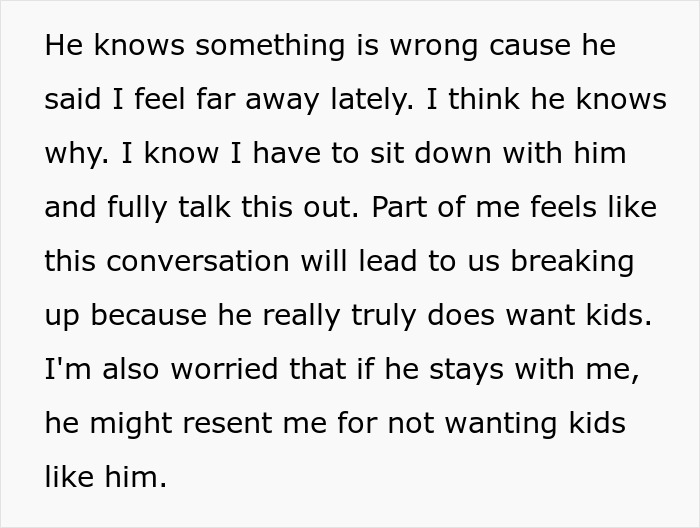 Folks Are Loving This Tale Of A GF Who Thought She’d Have To End Things With BF As He Wanted Kids Folks Are Loving This Tale Of A GF Who Thought She’d Have To End Things With BF As He Wanted Kids